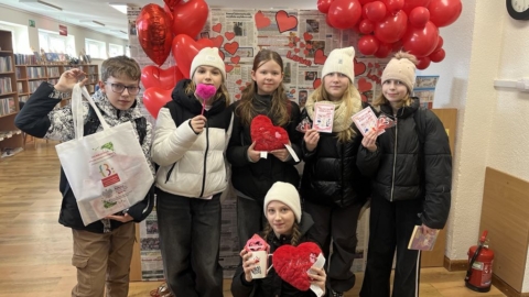 Galeria Walentynki w bibliotece