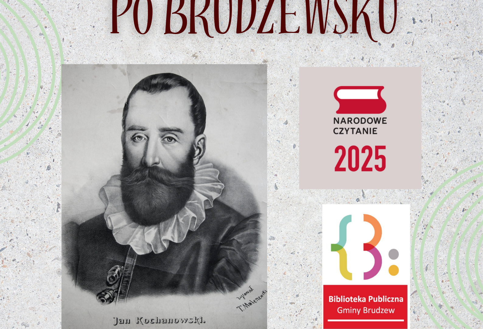 Fraszkopisanie po brudzewsku – konkurs plakat informacyjny o konkursie na fraszkę
