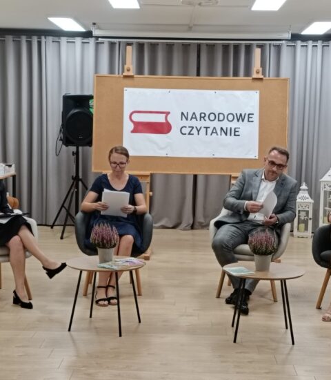lektorzy Narodowego Czytania w Brudzewie