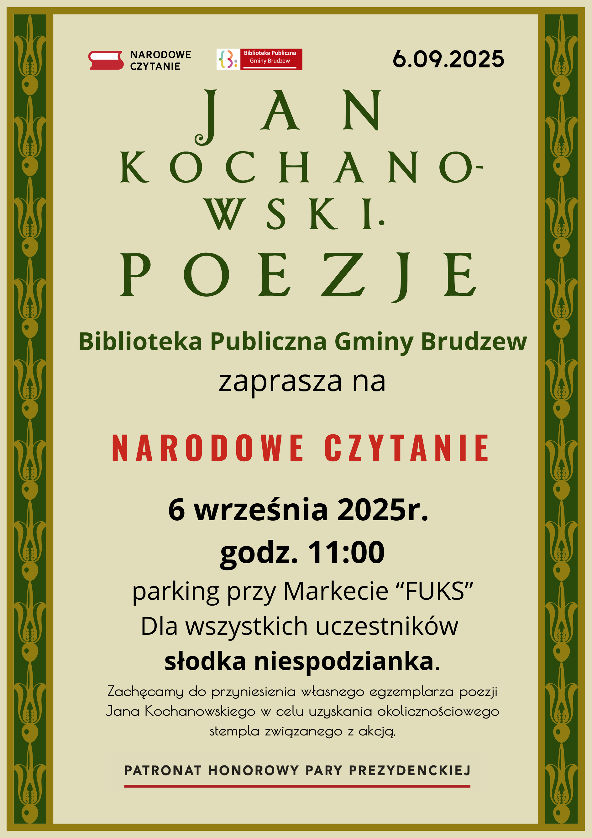zdjęcie - Narodowe Czytanie