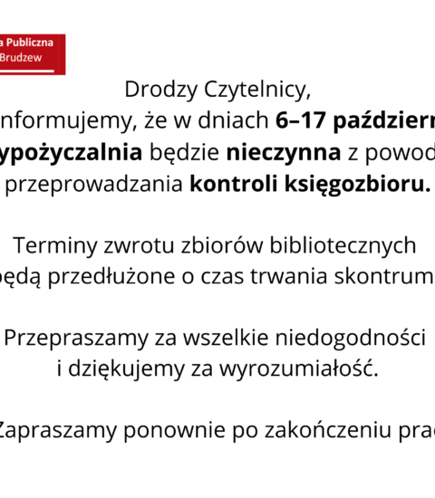 Kontrola księgozbioru informacja o kontroli księgozbioru