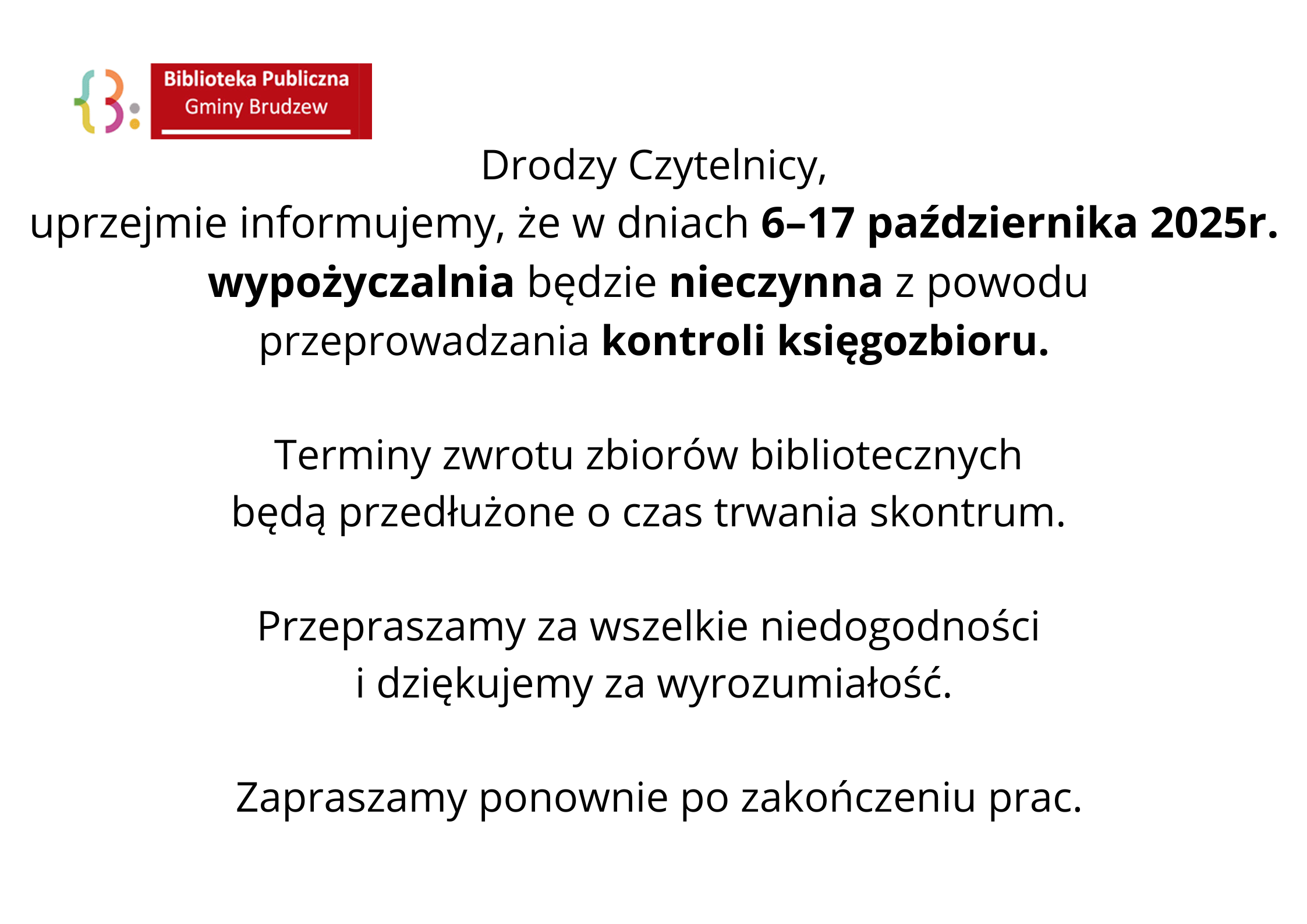 zdjęcie - Kontrola księgozbioru zdjęcie - Kontrola księgozbioru