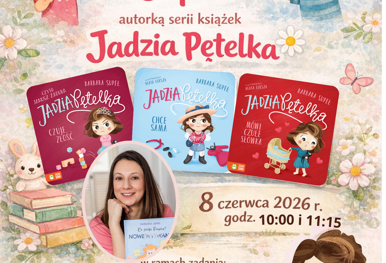plakat informujący o spotkaniu dla dzieci